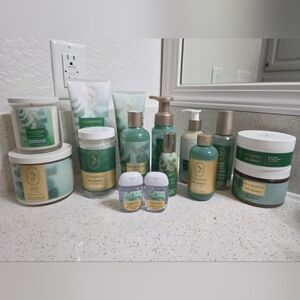 Bath and Bodv Works Eucalyptus + Spearmint (Stress Relief) Set of 15 pcs